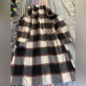Medium black, white and red flannel worn a couple times